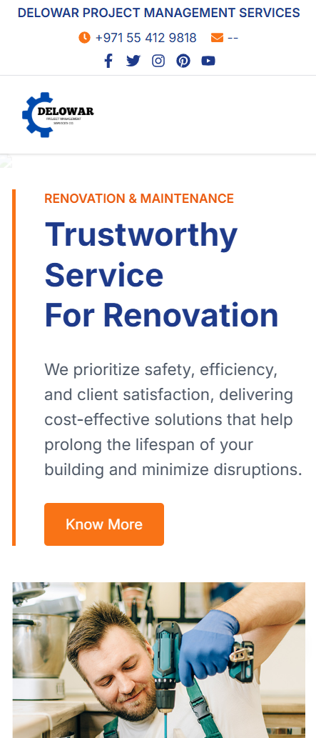 Delowar Renovation & Maintenance Website